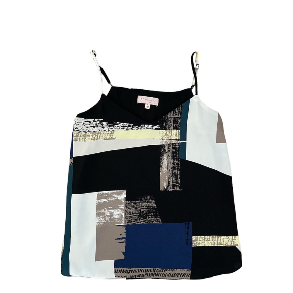 Spaghetti strap, colorful office cameo